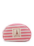 Romwe Patch Detail Striped Pouch Bag