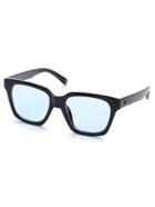 Romwe Blue Lenses Retro Square Sunglasses