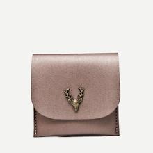 Romwe Metal Deer Pu Wallet