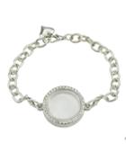 Romwe Silver Chain Link Bracelet
