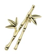 Romwe Gold Plated Branch Brooch Pin