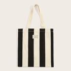 Romwe Stripe Design Tote Bag