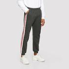 Romwe Men Contrast Striped Side Pants