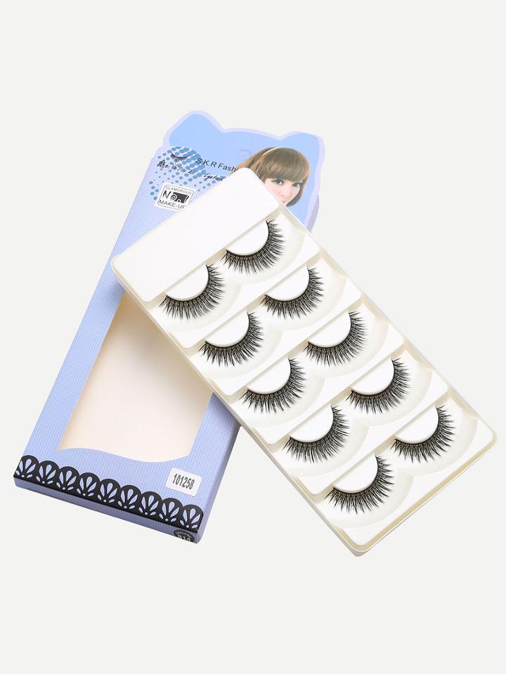 Romwe Natural Long Thick False Eyelashes