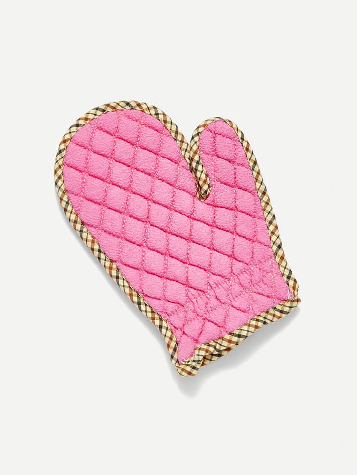 Romwe Quilted Exfoliating Bath Glove