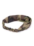 Romwe Camouflage Print Twist Headband