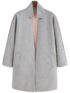 Romwe Stand Collar Self-tie Coat