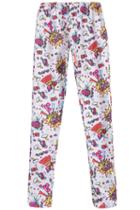 Romwe Graffiti Print Slim Legging