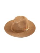 Romwe Faux Pearl Embellished Beach Hat