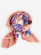 Romwe Multicolor Abstract Print Scarf