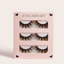 Romwe Natural Thick False Eyelashes 3pairs