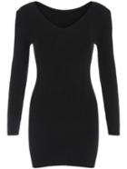 Romwe V Neck Tight Sweater Dress