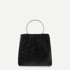 Romwe Faux Fur Chain Bag With Ring Handle