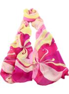 Romwe Red Floral Fashion Scarves