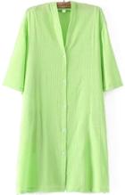 Romwe V Neck Long Sleeve With Buttons Green Blouse