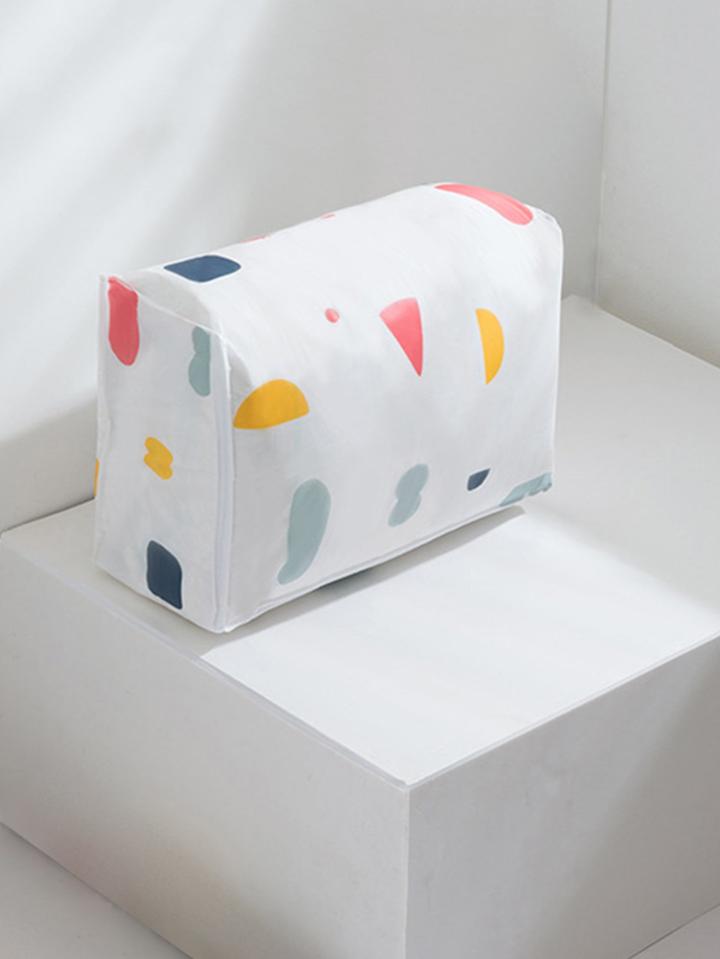 Romwe Geometric Pattern Dustproof Quilt Cover Bag