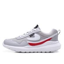 Romwe Men Striped Detail Lace Up Sneakers