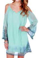 Romwe Spaghetti Strap Loose Chiffon Dress