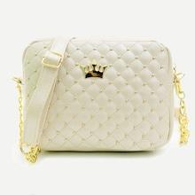 Romwe Crown Detail Quilted Bag