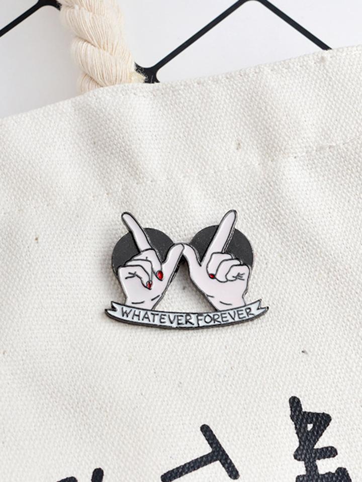 Romwe Gesture Design Brooch