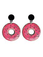 Romwe Original Donut Creative Earrings