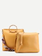 Romwe Petal Strap Combination Bag