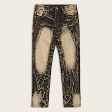 Romwe Guys Tie Dye Jeans