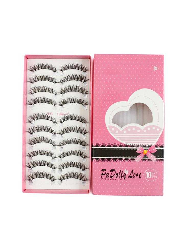 Romwe Natural Shaped False Eyelashes Set 10 Pair