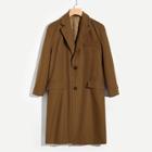 Romwe Guys Single Breasted Shawl Neck Coat