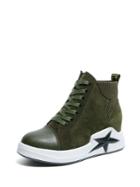Romwe Lace Up High Top Sneakers