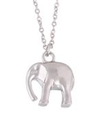 Romwe Elephant Pendant Chain Necklace