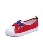 Romwe Velcro Strap Canvas Shoes