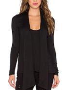 Romwe Long Sleeve Tie Black Blouse