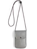 Romwe Silver Pu Cross Body Bag