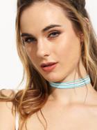 Romwe Minimalist Choker Necklace