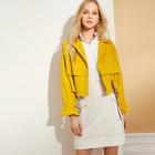 Romwe Flap Front Drawstring Detail Jacket