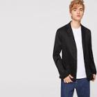 Romwe Guys Single Breasted Solid Blazer