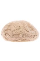 Romwe Soft Mohair Beanie--khaki