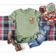 Romwe Plus Sloth Print Tee