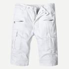 Romwe Guys Pocket Side Zipper Cargo Denim Shorts