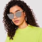 Romwe Two Tone Tinted Lens Sunglasses