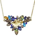 Romwe Shourouk Style Bijoux Colorful Imitation Crystal Women Stone Necklace