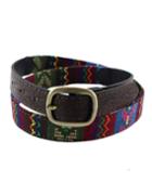 Romwe Fashion Ethnic Style Colorful Imitation Leather Women Waist Belt