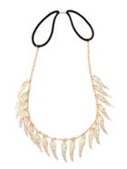 Romwe Gold Angel Wing Retro Style Chain Headband