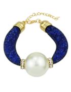 Romwe 2015 Latest Design Mix Color Fake Big Pearl Bracelet Bangle