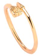 Romwe Gold Plated Arrow Wrap Ring