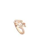 Romwe Gold Leaf Wrap Ring