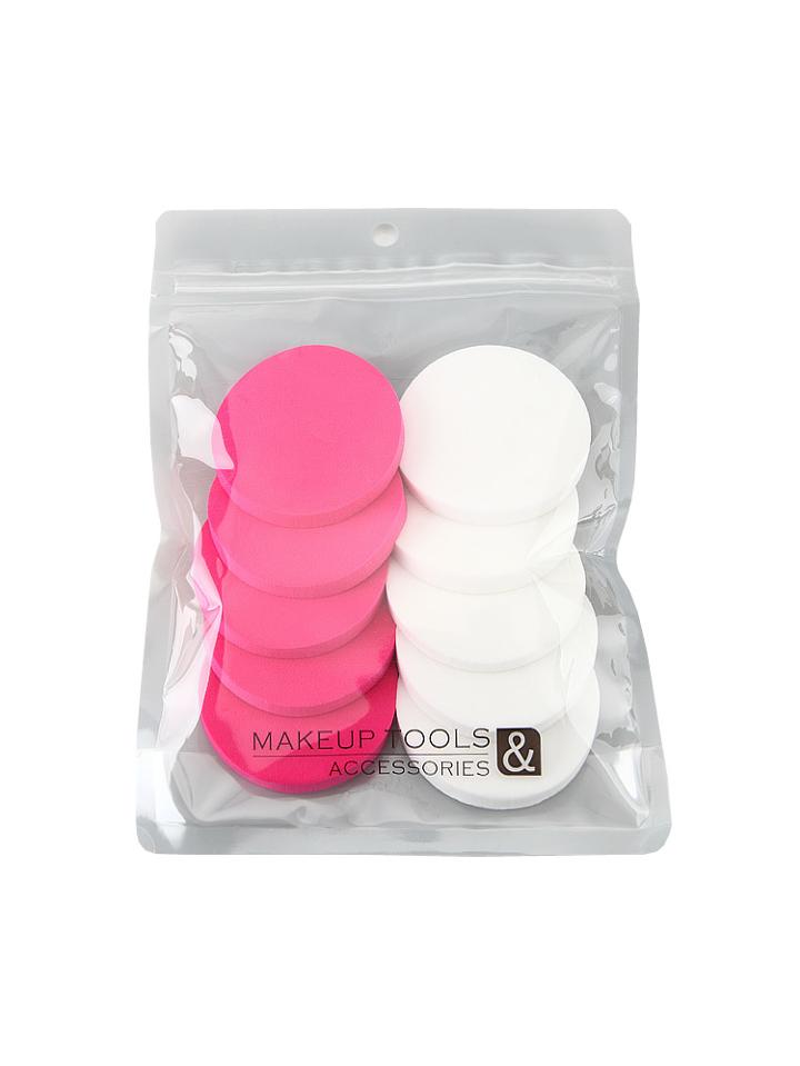 Romwe Round Makeup Sponge Puff 10pcs
