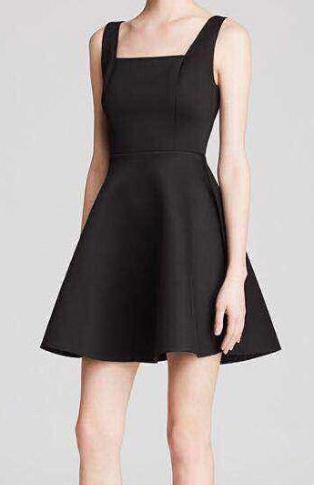Romwe Square Neck Flare Dress