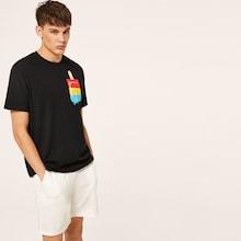 Romwe Guys Color-block Ice Cream Tee